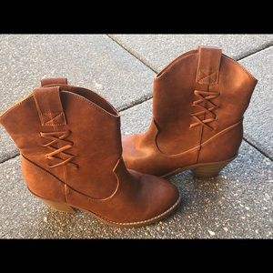 Tan Booties